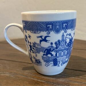 CALAMITYWARE - Things Could Be Worse - Don Moyer Blue Willow Mug Made in Poland